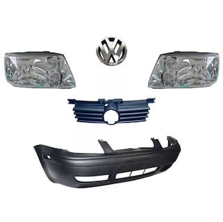 Foto 1 | Kit Frente Jetta A4 99 - 07 Fascia Faros Parrilla Y Emblema