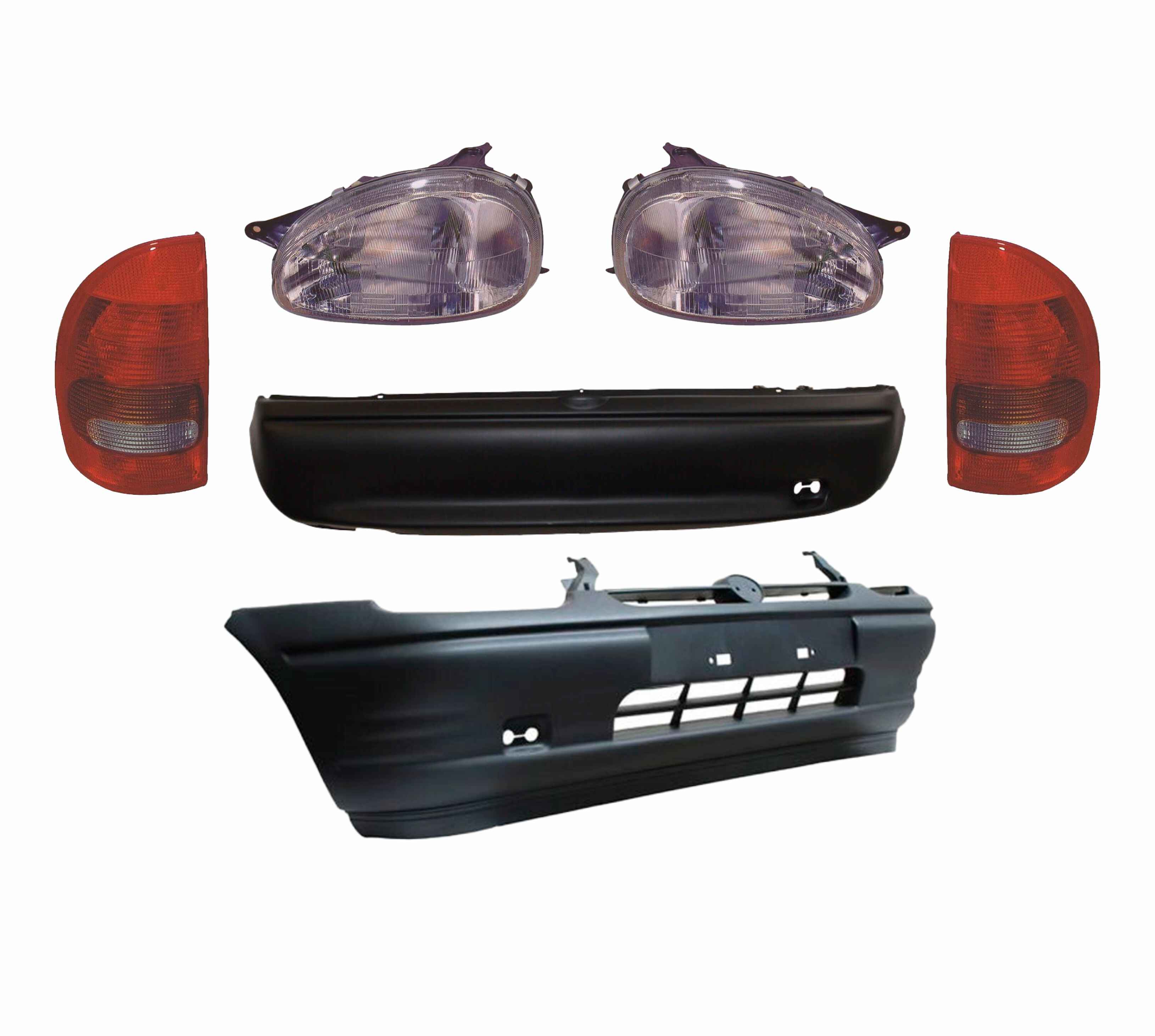 Fascia Chevy Del Y Tras Swing 5 Pts 94-00 Calaveras Y Faros