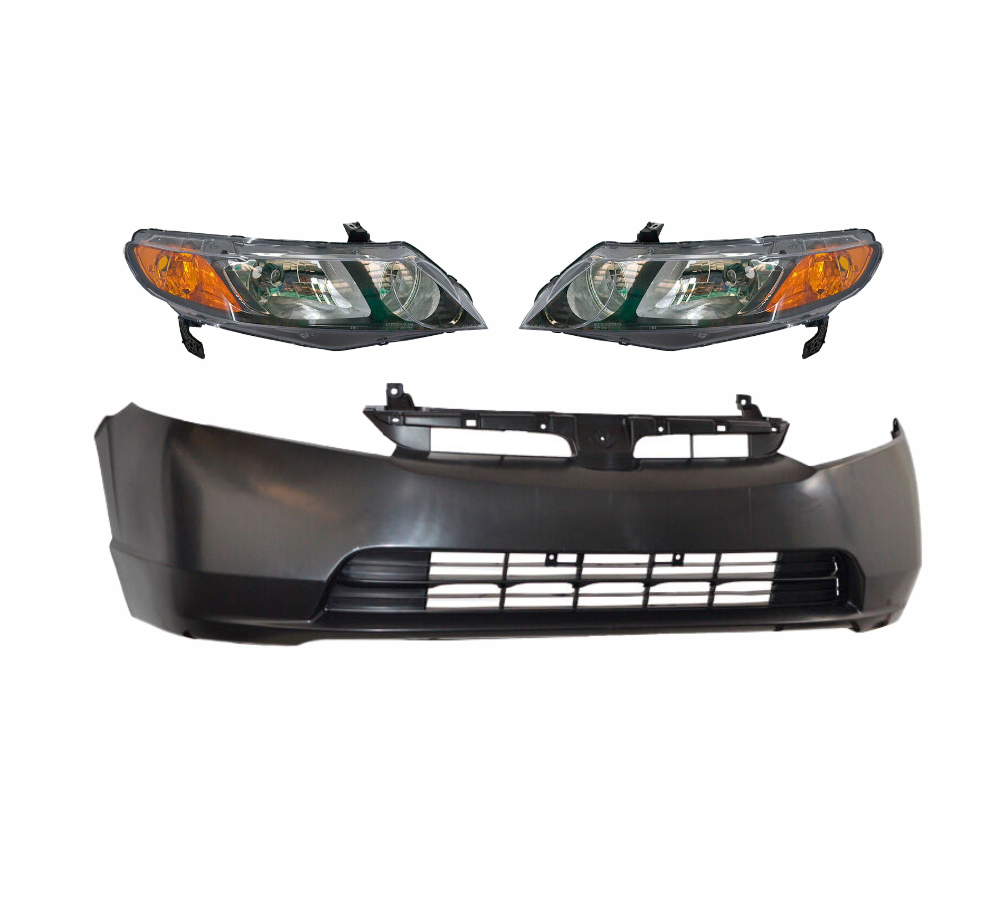 Foto 1 | Fascia Del Civic 06 07 08  4 Pts Con Faros