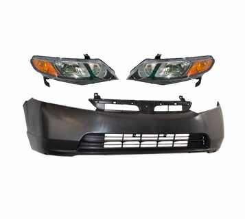 Foto 1 | Fascia Del Civic 06 07 08 4 Pts Con Faros