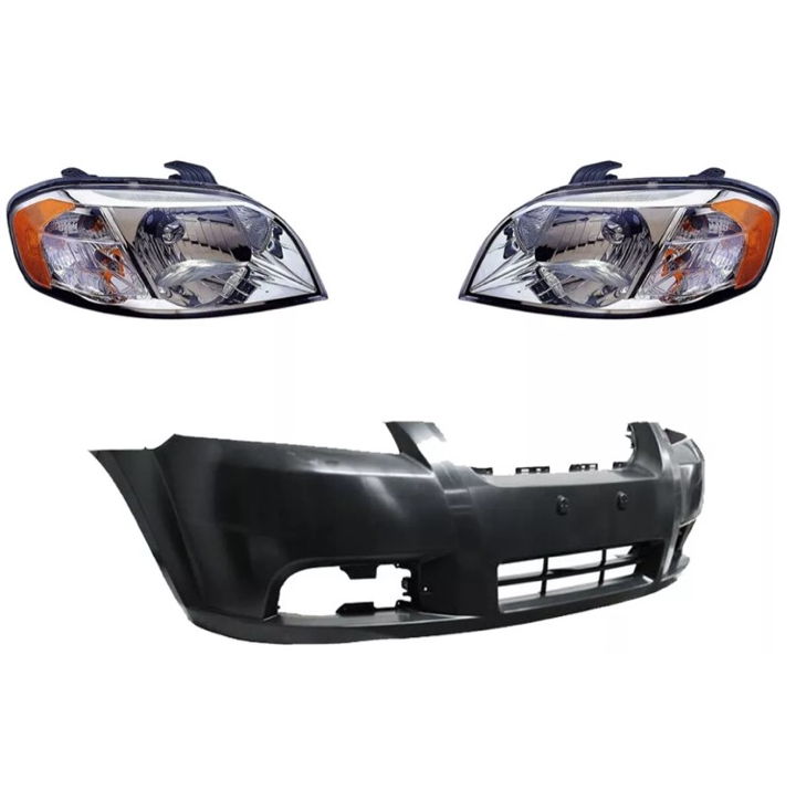 Fascia Del Aveo 07 08 09 10 11 Con Par De Faros