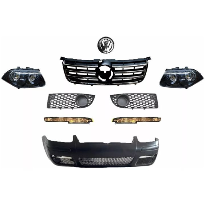 Fascia Jetta Clasico 08-15 Rejillas Faros Y Parrillas Negros