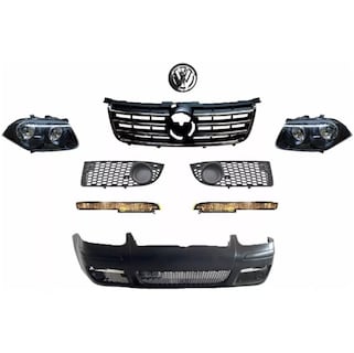 Foto 1 | Fascia Jetta Clasico 08-15 Rejillas Faros Y Parrillas Negros