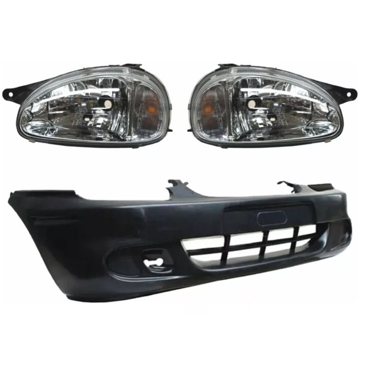 Foto 2 pulgar | Fascia Delantera Chevy 01 02 03 Con Faros Lisos