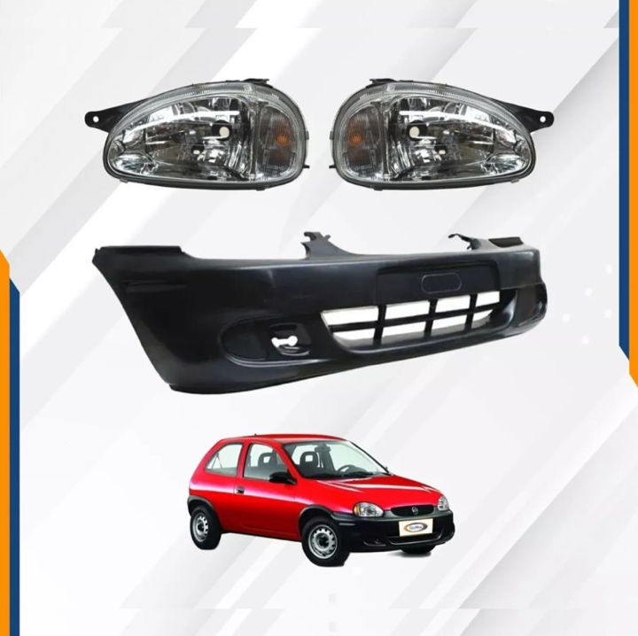 Foto 3 pulgar | Fascia Delantera Chevy 01 02 03 Con Faros Lisos