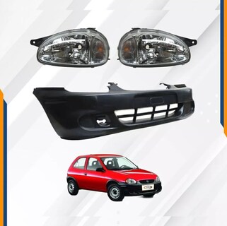 Foto 2 | Fascia Delantera Chevy 01 02 03 Con Faros Lisos