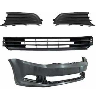 Foto 1 | Fascia Delantera Gol 13 14 15 16 Con Rejillas Filo Negro