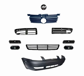 Foto 1 | Fascia Jetta A4 99-07 Cuartos Negros Y Parrilla