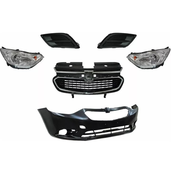 Kit Aveo 18-22 Fascia Faros Parrillas