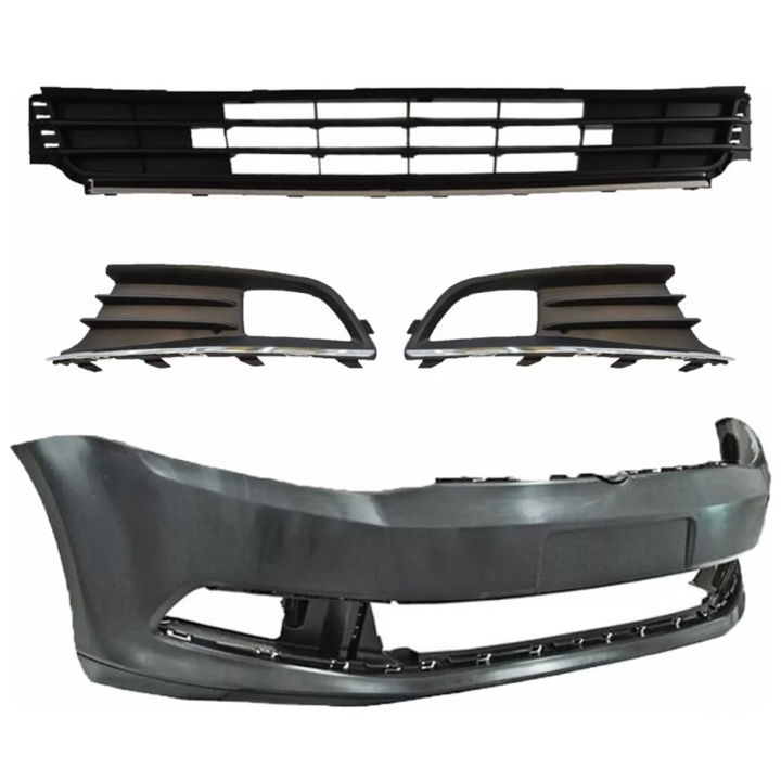 Fascia Delanter Gol 13 14 15 16 Rejillas Con Hoyo Filo Cromo