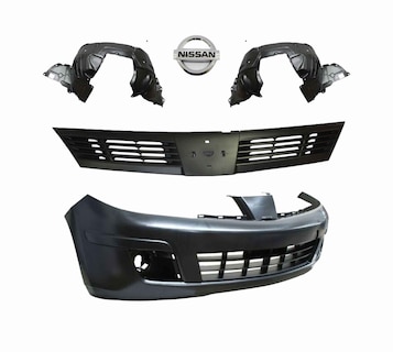 Foto 1 | Fascia Delantera Tiida 07 - 18 Con Loderas Y Parrilla