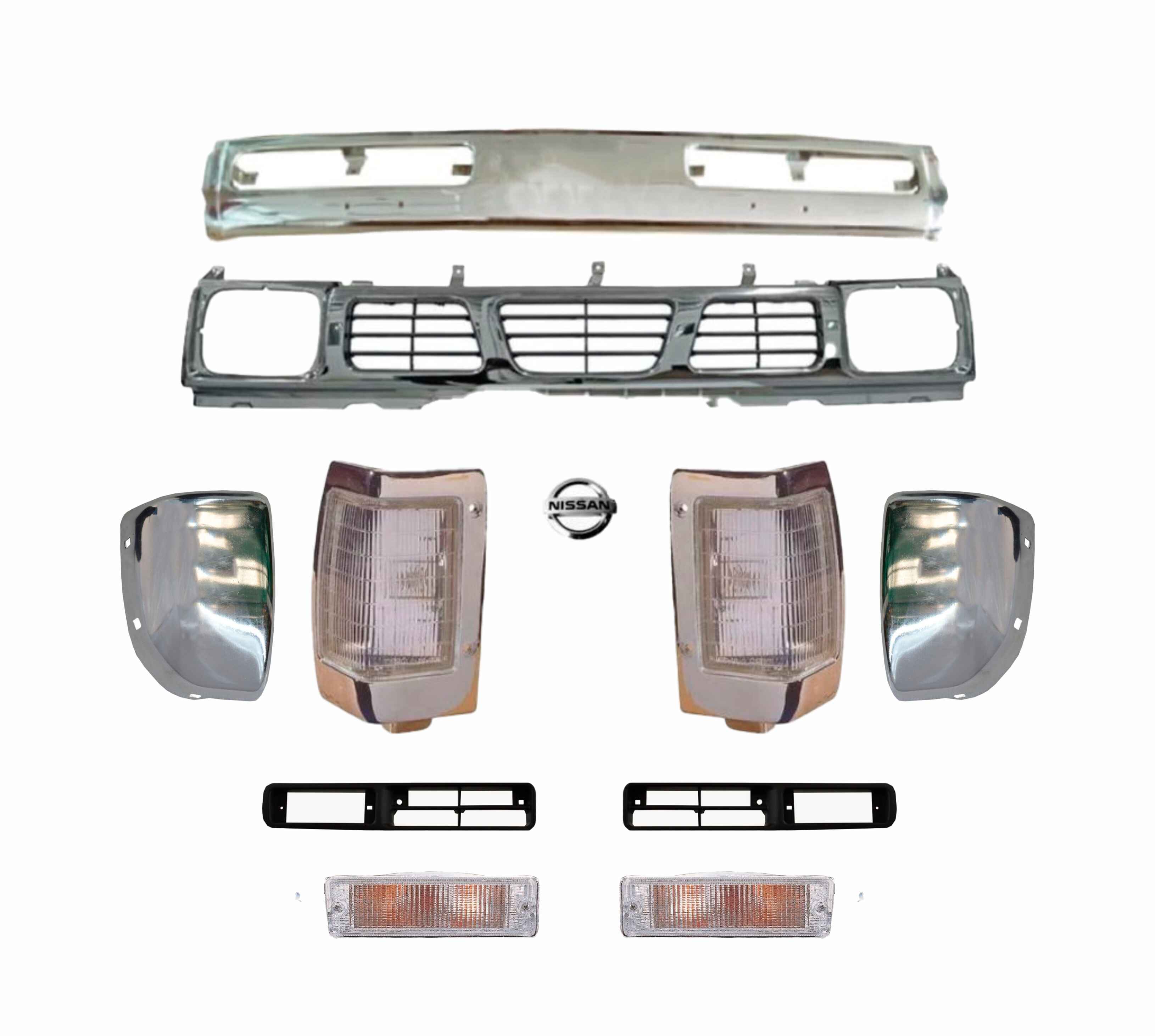 Foto 1 | Defensa Delantera Nissan D21 94-06 Cromada Completa