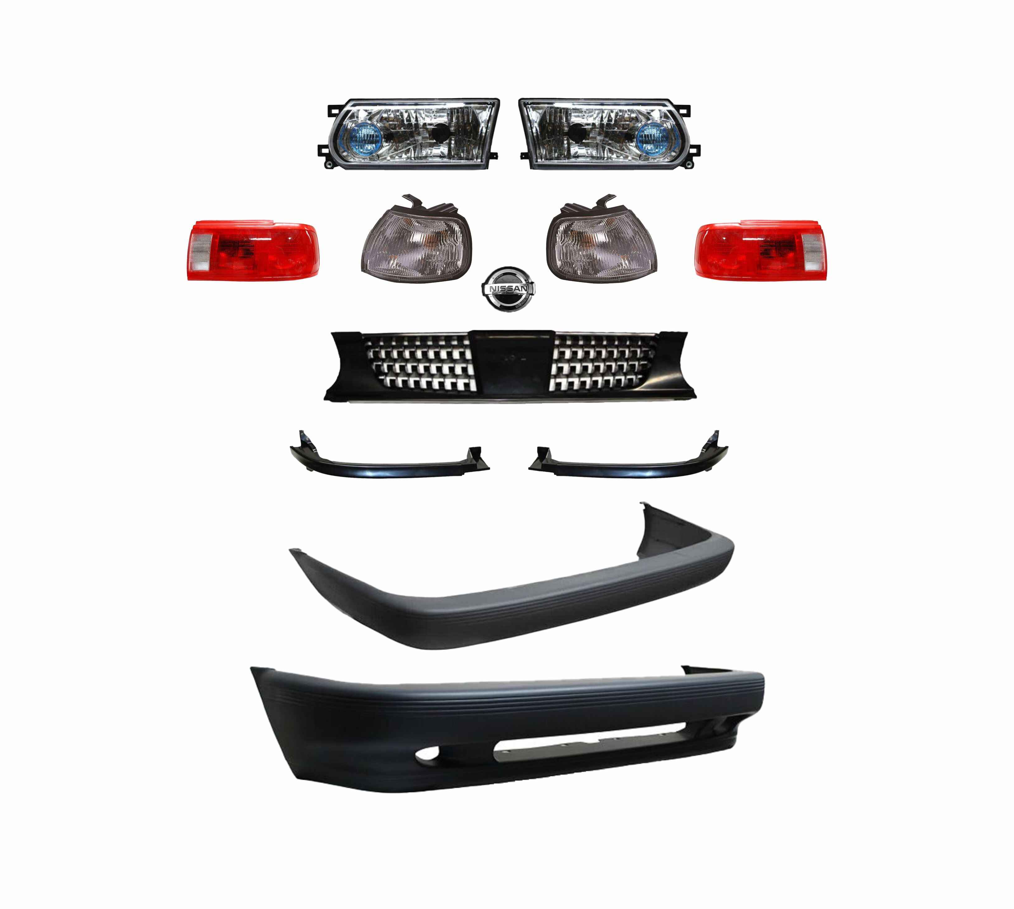 Fascia Delantera Y Trasera Tsuru Iii Completas  94-17