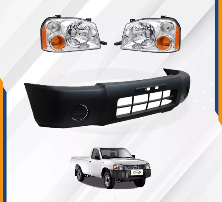 Foto 3 pulgar | Fascia Delantera Np300/d22 09 10 11 12 13 14 15 Con Faros