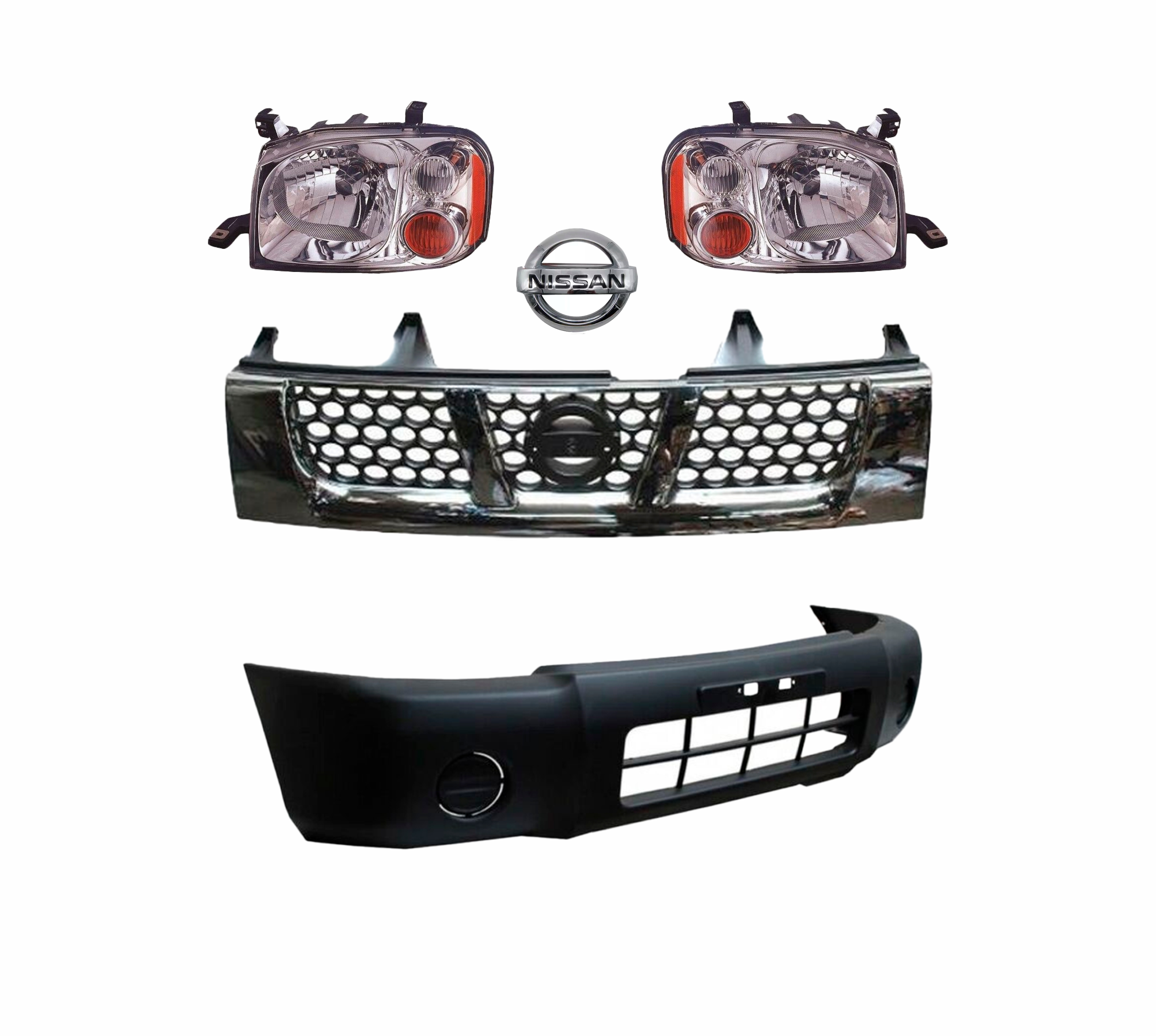 Foto 1 | Fascia Np300/d22 09 10 11 12 13 14 15 Con Parrilla Cromo Faros