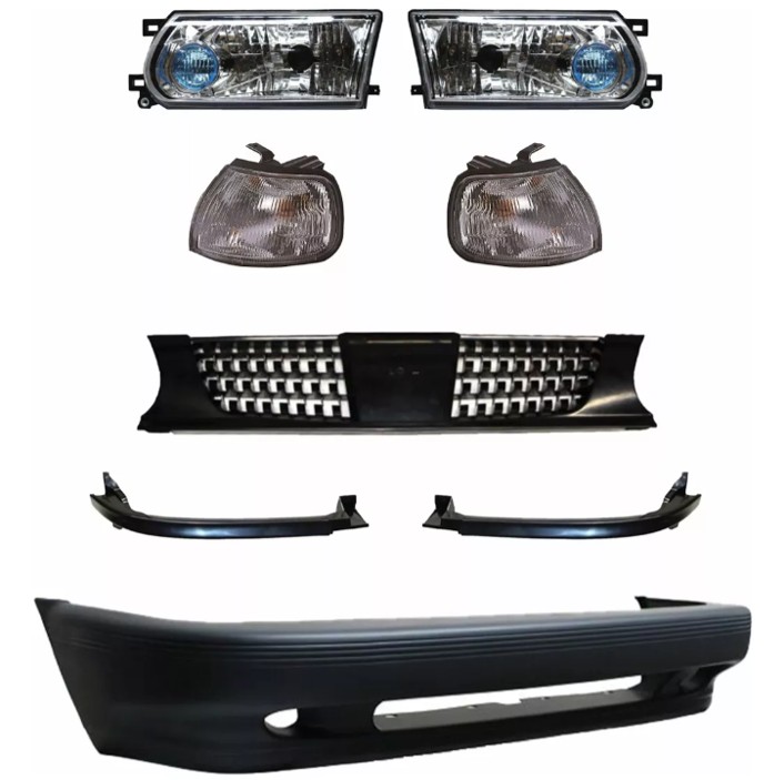 Fascia Delantera Tsuru 3 00 - 15 Con Faros Y Parrilla