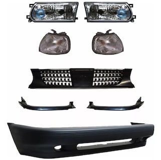 Foto 1 | Fascia Delantera Tsuru 3 00 - 15 Con Faros Y Parrilla