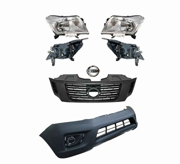 Foto 1 | Fascia Np300 Con Faros Cromo Y Parrilla Gris