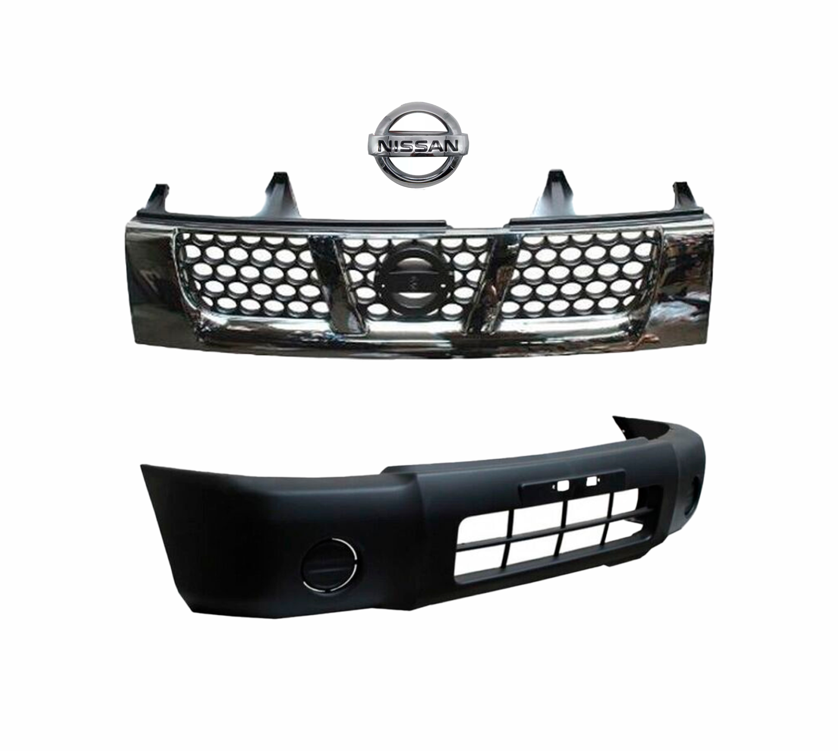 Fascia Delantera Np300/d22 09-15 Con Parrilla Cromo