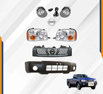 Foto 2 | Fascia D22 Con Faros Neblineros Y Parrilla