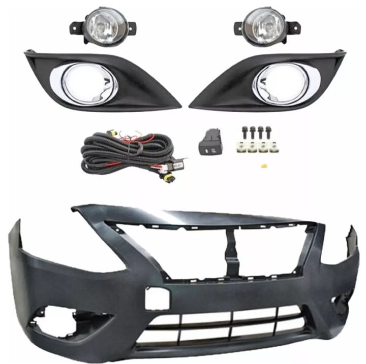 Foto 1 | Fascia Del Versa 15-19 / V-drive 20-22 Con Faros Niebla