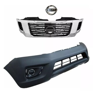 Foto 1 | Fascia Del Nissan Np300 16 17 18 19 20 Con Parrilla Cromo