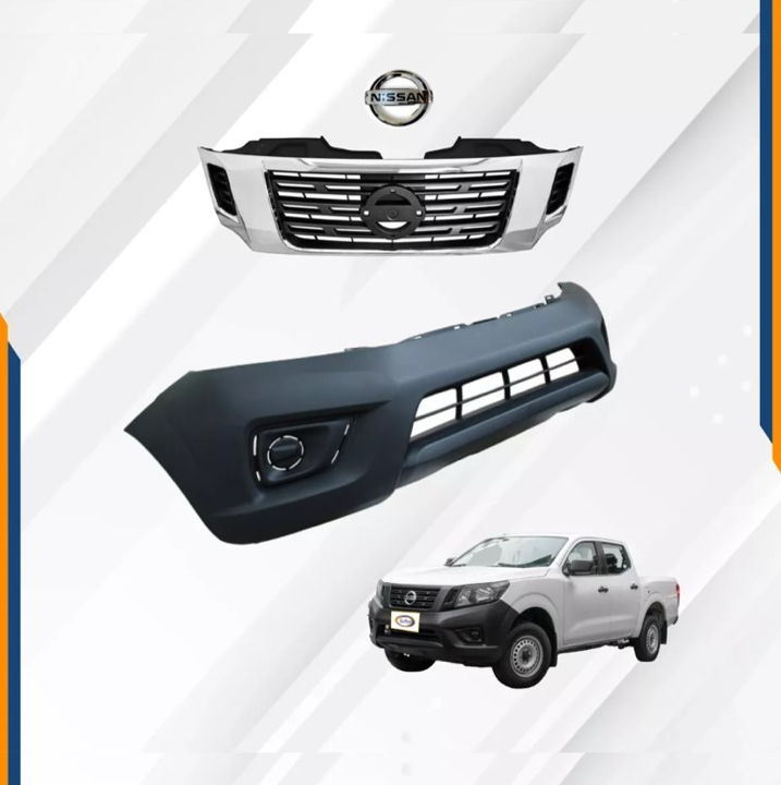 Foto 3 pulgar | Fascia Del Nissan Np300 16 17 18 19 20 Con Parrilla Cromo