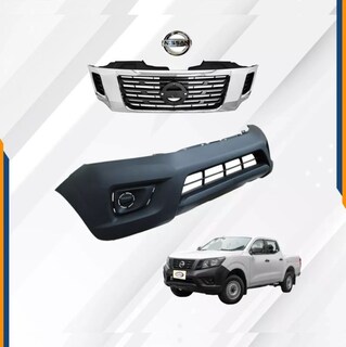 Foto 2 | Fascia Del Nissan Np300 16 17 18 19 20 Con Parrilla Cromo