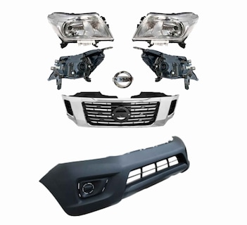 Foto 1 | Fascia Np300 Con Faros Cromo Y Parrilla Cromo