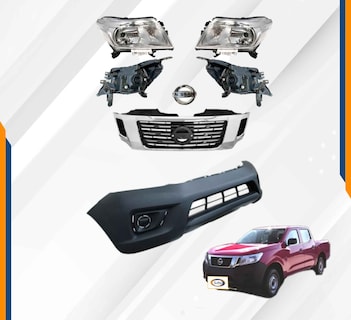 Foto 2 | Fascia Np300 Con Faros Cromo Y Parrilla Cromo