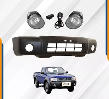 Foto 2 | Fascia Del Nissan D22 Np300 08 - 15 Con Faros Niebla
