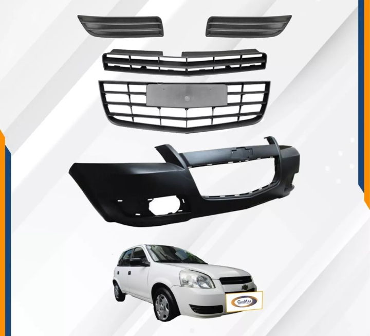 Foto 3 pulgar | Kit Facia Delantera Chevy C3 2009 2010 2011 2012 Con Emblema
