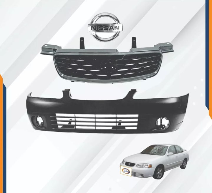 Foto 3 pulgar | Fascia Del Sentra 01 02 03 Con Parrilla Y Logo