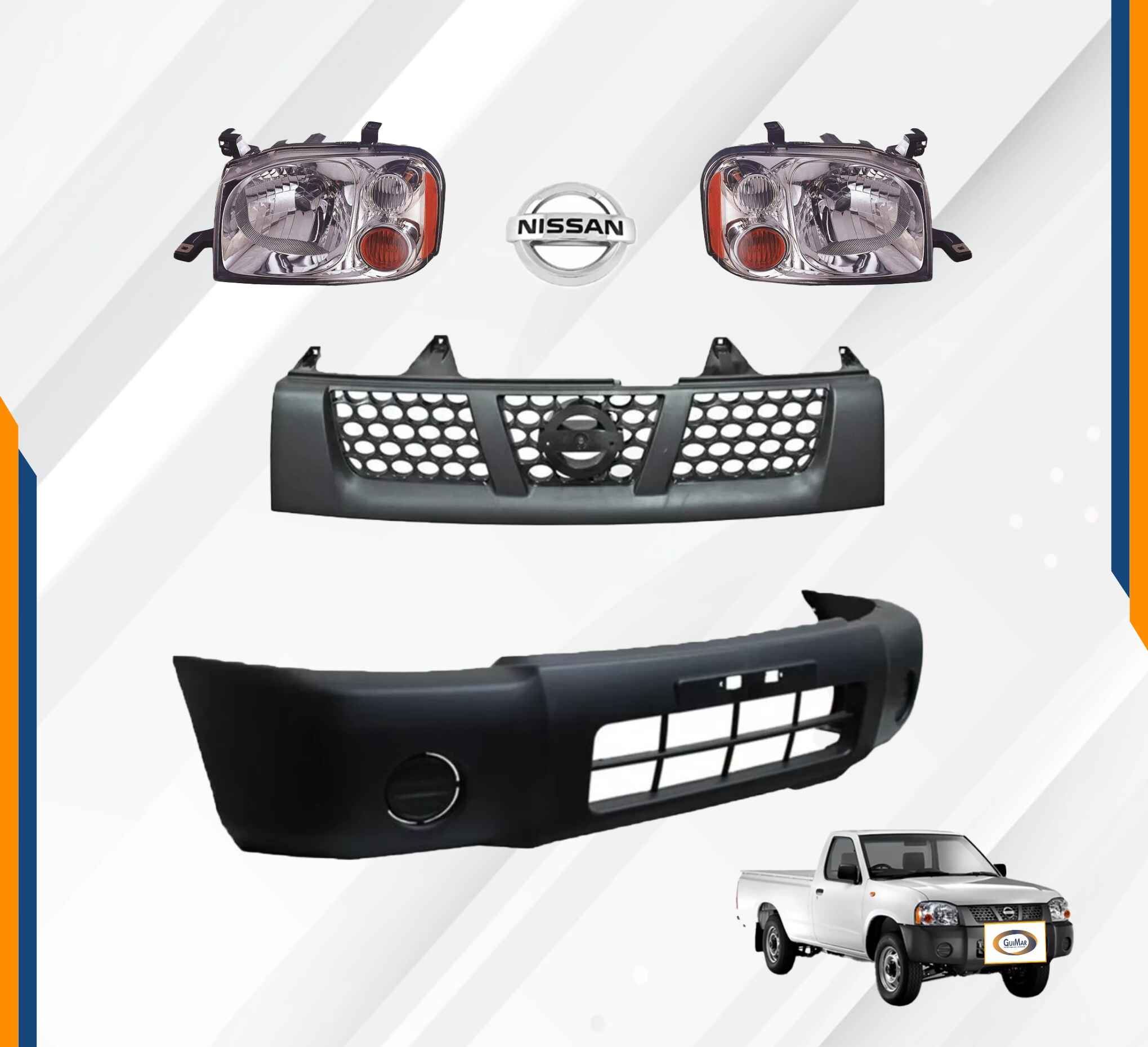 Foto 2 | Fascia D22 Con Faros   Parrilla  Y Logo