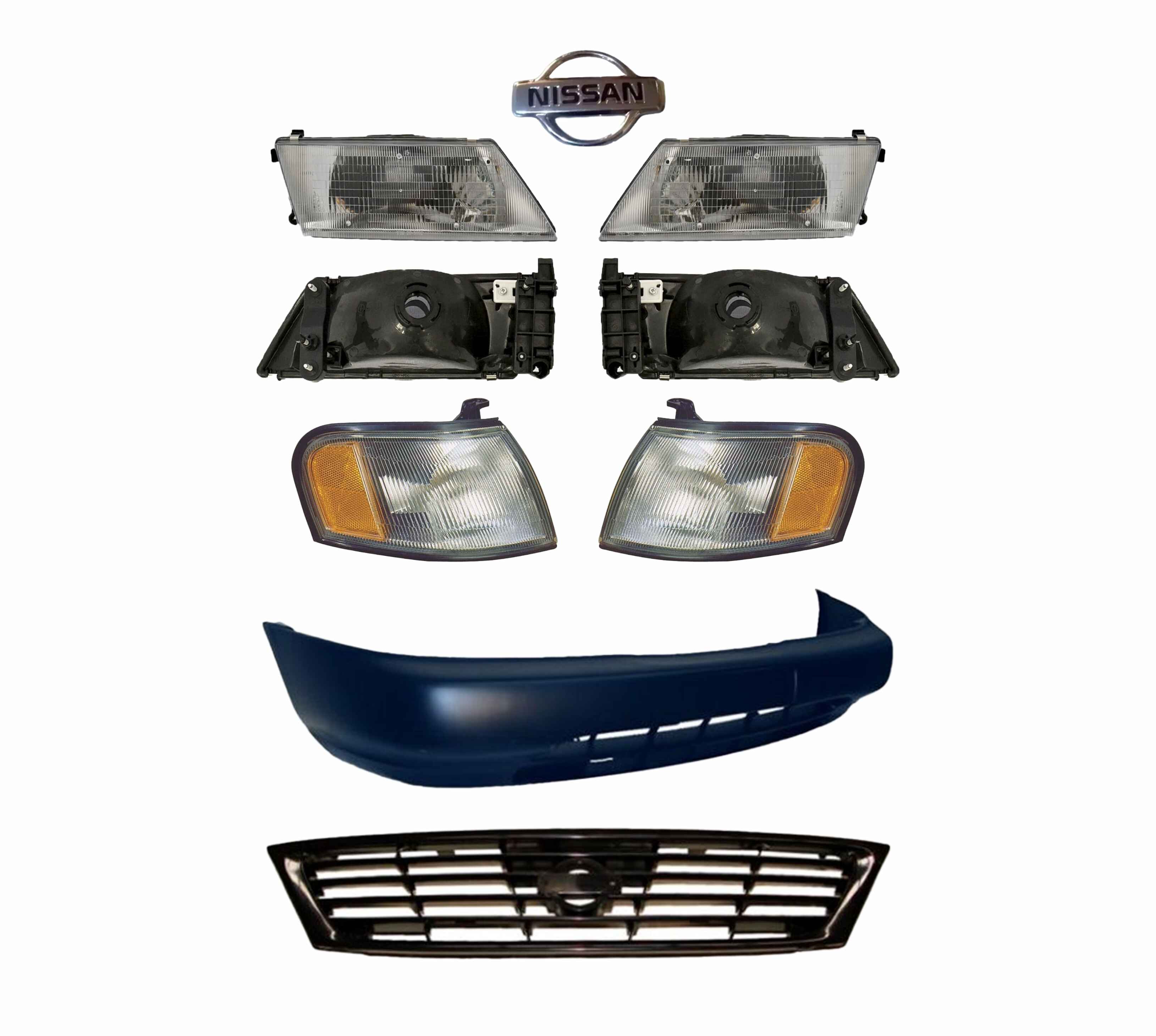 Fascia Sentra 96 97 98 99 Con Faros Y Cuartos