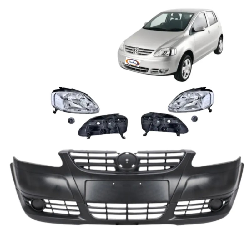 Fascia Delantera Lupo 05 06 07 08 09 Con Faros