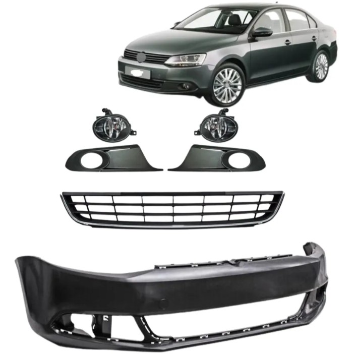 Foto 2 pulgar | Fascia Delantera Jetta 11 12 13 14 Mk6 Con Neblineros