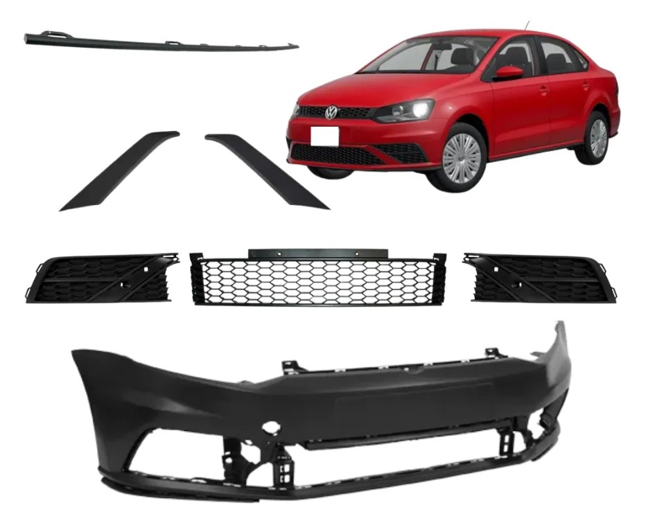 Fascia Delantera Vento 21 22 Con Rejillas
