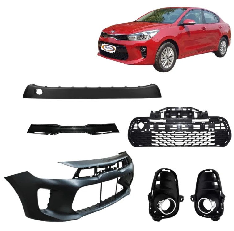 Fascia Delantera  Kia Rio 18 19 20 Con Rejillas Y Parrilla