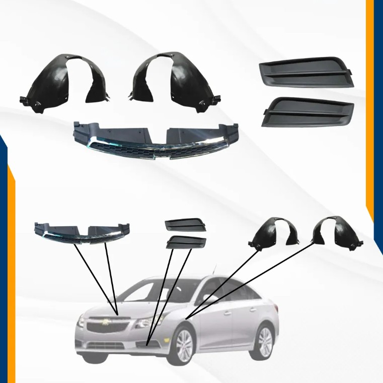 Foto 4 pulgar | Fascia Delantera Cruze 11 12 13 14 Completa Con Tolvas Loderas