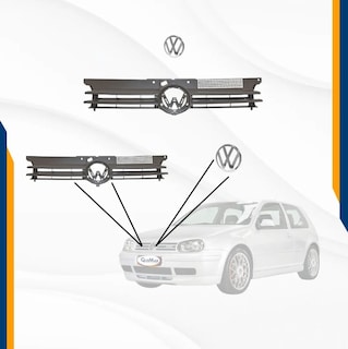 Foto 4 | Fascia Golf A4 00 01 02 03 04 05 06 07 Parrilla Y Rejillas
