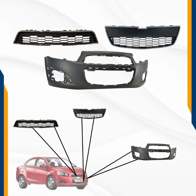 Foto 2 | Fascia Delantera Sonic 12-16 Completa Con Tolva Lodera