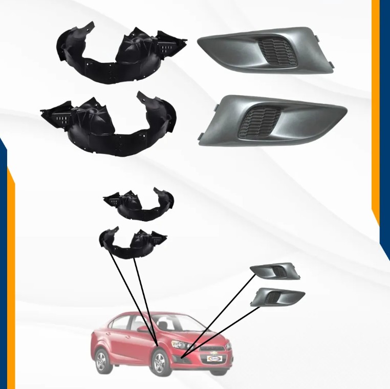 Foto 4 pulgar | Fascia Delantera Sonic 12-16 Completa Con Tolva Lodera