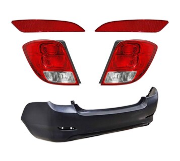 Foto 1 | Fascia Trasera Beat Con Calaveras Sedan 18-22