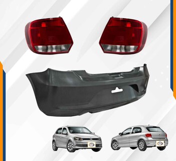 Foto 2 | Fascia Trasera Gol 14 15 16 Con Calaveras