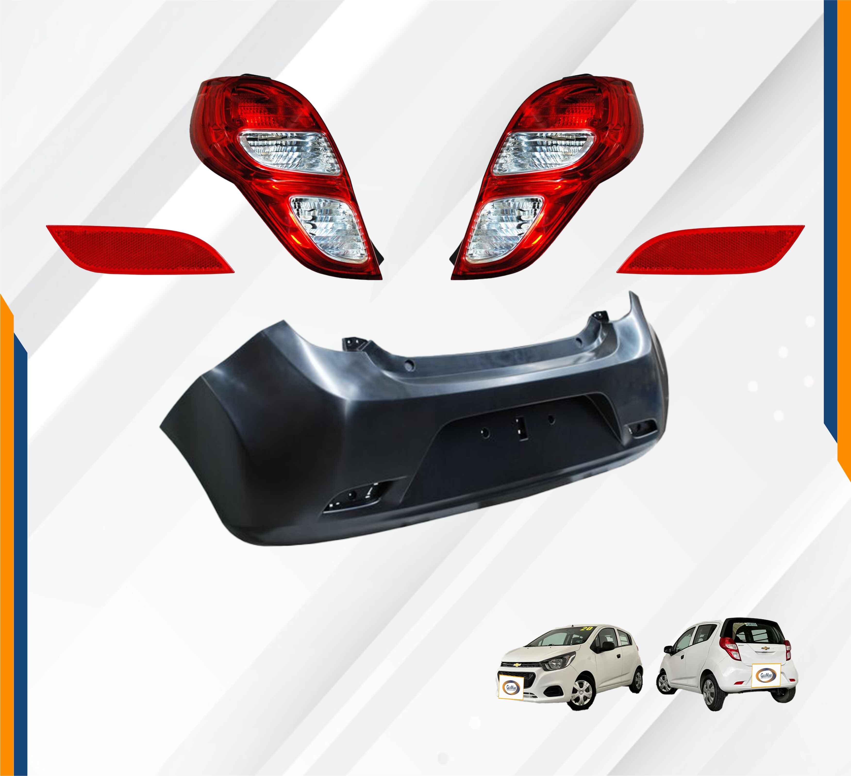 Foto 2 | FASCIA TRASERA BEAT CON CALAVERAS HATCHBAC 18 19 20 21 22
