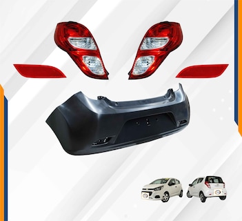 Foto 2 | FASCIA TRASERA BEAT CON CALAVERAS HATCHBAC 18 19 20 21 22