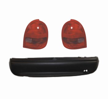 Foto 1 | Fascia trasera y calaveras para Chevy 3 puertas 1994 - 2003