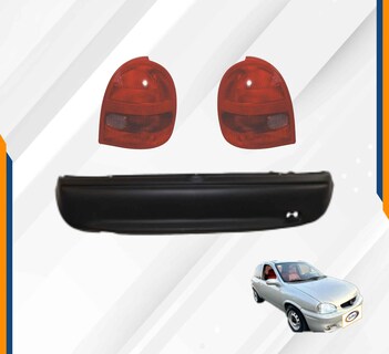 Foto 2 | Fascia trasera y calaveras para Chevy 3 puertas 1994 - 2003