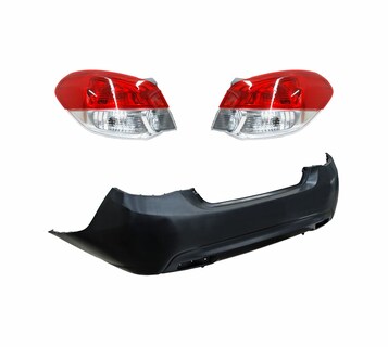 Foto 1 | Fascia Trasera con Calaveras para Dodge Attitud 2015-2022